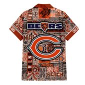 Chicago Bears Tribal Spirit Hawaiian Shirt Back - TeeAloha