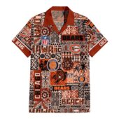 Chicago Bears Tribal Spirit Hawaiian Shirt Front - TeeAloha