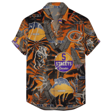 Chicago Bears Tropical Breeze Hawaiian Shirt