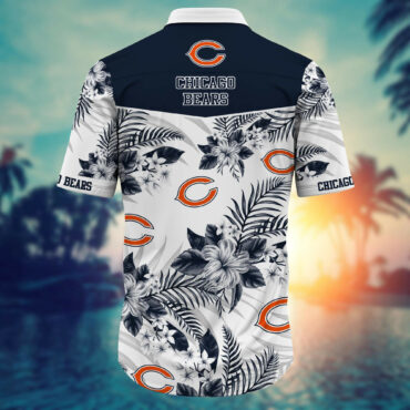 Chicago Bears Tropical Elegance Hawaiian Shirt