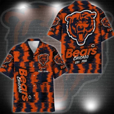 Chicago Bears Wild Grizzly Attack Hawaiian Shirt