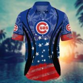 Chicago Cubs All Star Patriot Hawaiian Shirt Front - TeeAloha