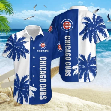 Chicago Cubs Palm Paradise Hawaiian Shirt