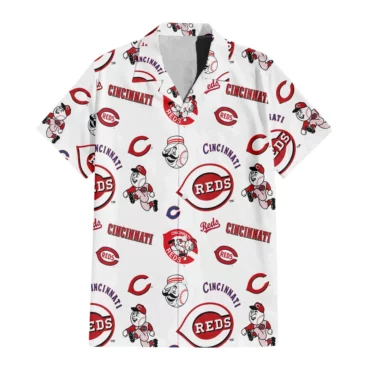 Cincinnati Reds Classic Logo Hawaiian Shirt