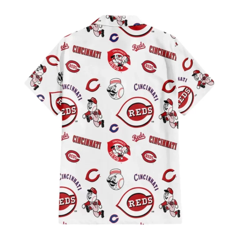 Cincinnati Reds Classic Logo Hawaiian Shirt