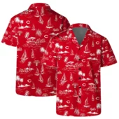 Cincinnati Reds Coastal Vibes Hawaiian Shirt - TeeAloha