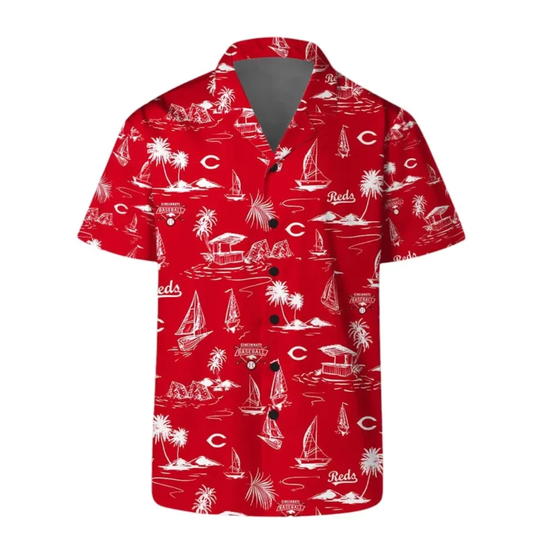 Cincinnati Reds Coastal Vibes Hawaiian Shirt