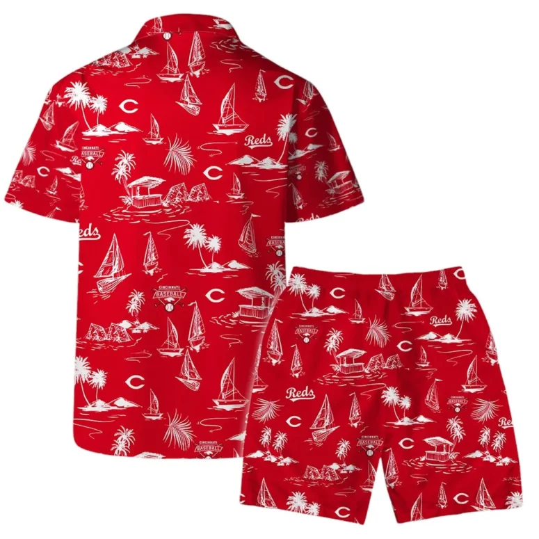 Cincinnati Reds Coastal Vibes Hawaiian Shirt