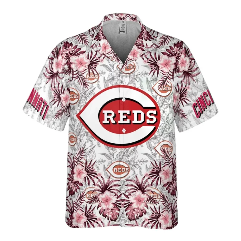 Cincinnati Reds Hibiscus Bloom Hawaiian Shirt