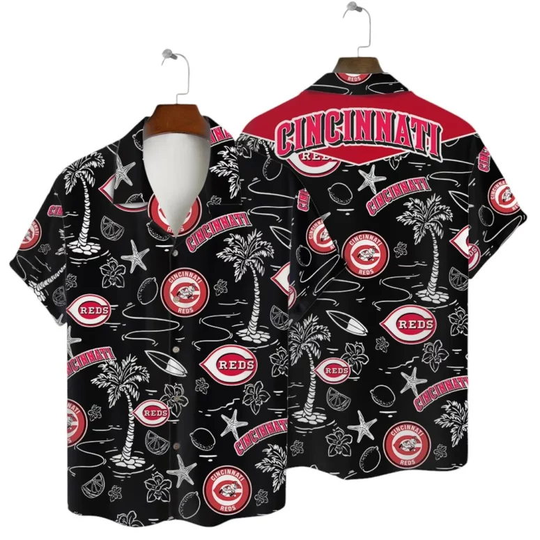 Cincinnati Reds Island Icons Hawaiian Shirt