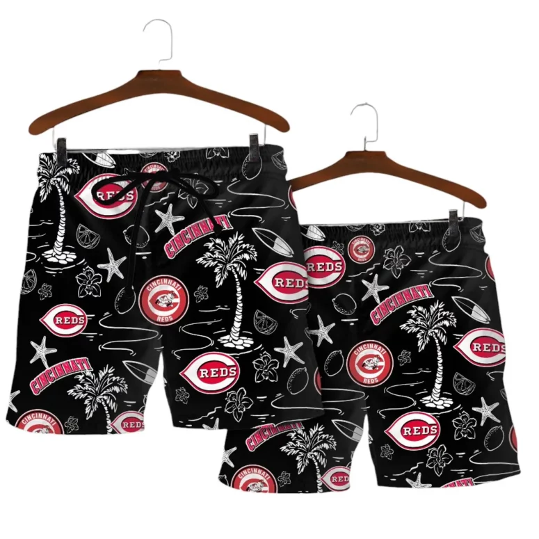 Cincinnati Reds Island Icons Hawaiian Shirt