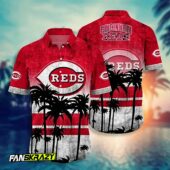 Cincinnati Reds Palm Horizon Hawaiian Shirt