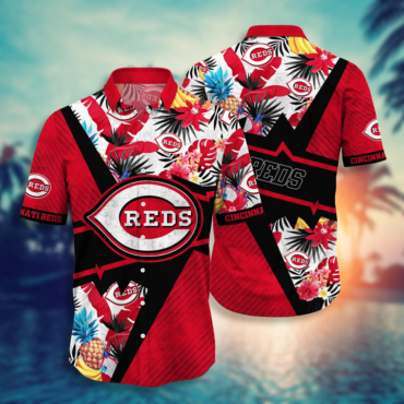 Cincinnati Reds Pineapple Paradise Hawaiian Shirt