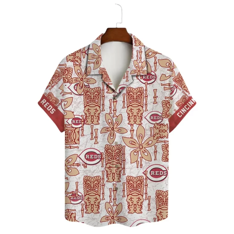 Cincinnati Reds Tiki Heritage Hawaiian Shirt