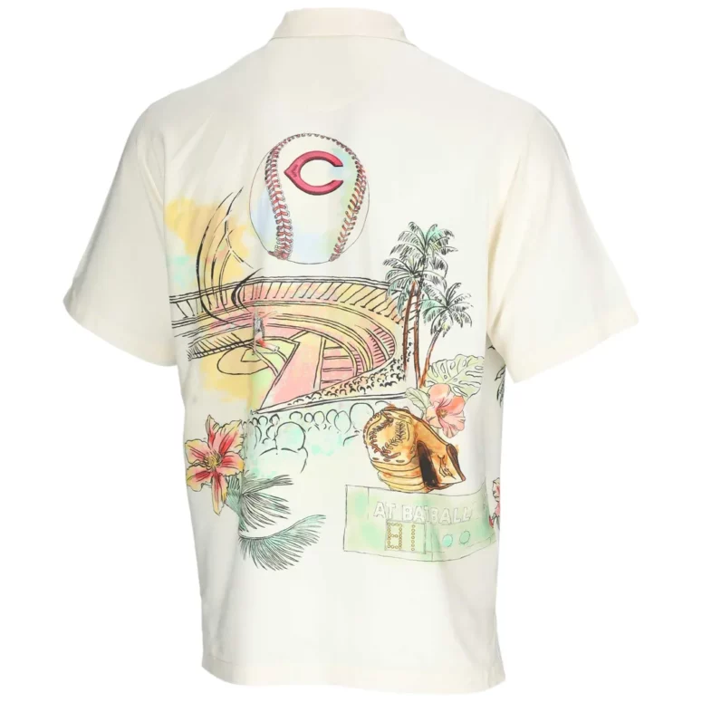 Cincinnati Reds Vintage Beach Hawaiian Shirt