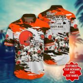 Cleveland Browns Custom Family Hawaiian Shirt