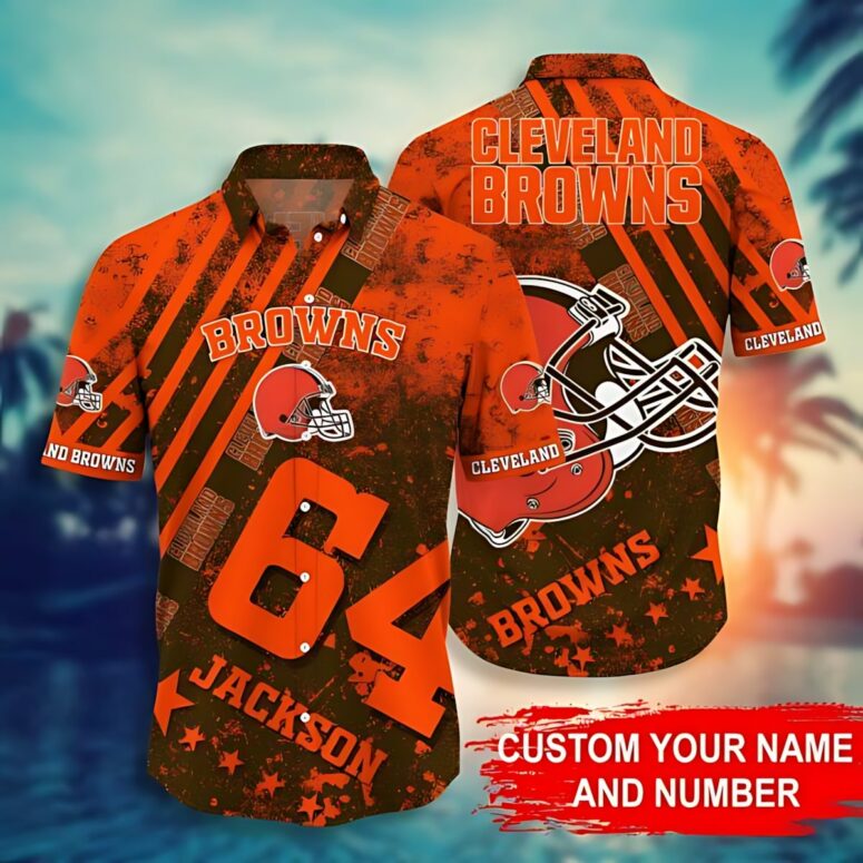 Cleveland Browns Custom Star Player Hawaiian Shirt