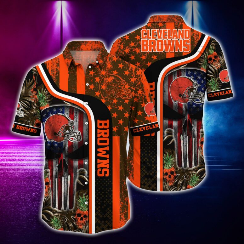 Cleveland Browns Gridiron Pride Hawaiian Shirt