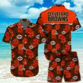 Cleveland Browns Hibiscus Pride Hawaiian Shirt