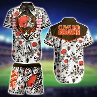 Cleveland Browns Hidden Strength Hawaiian Shirt