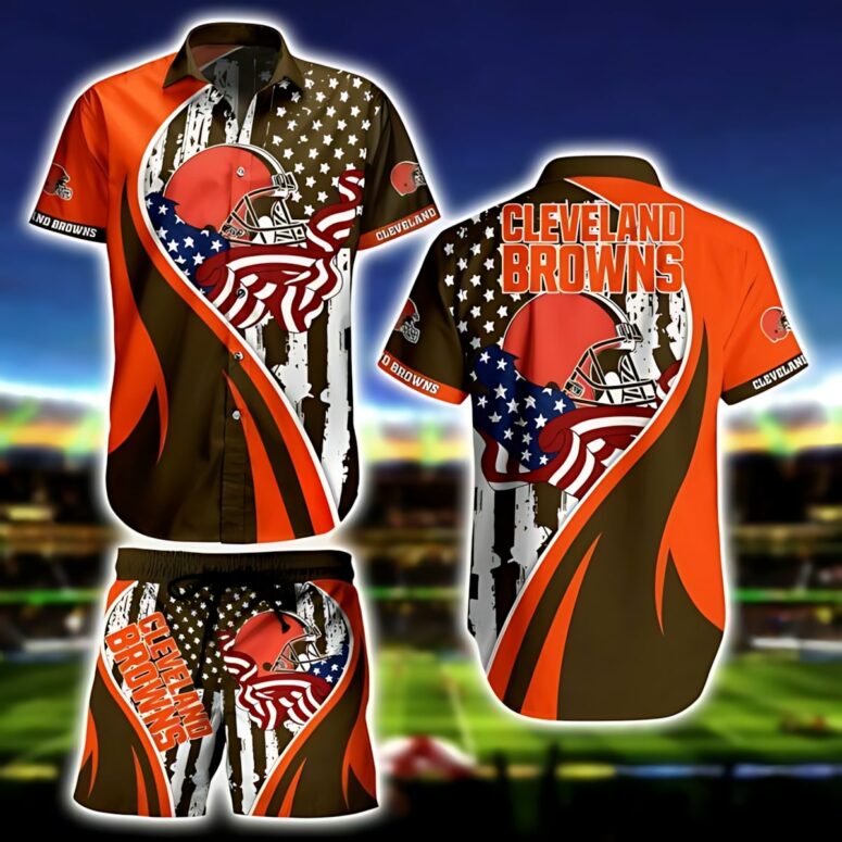 Cleveland Browns Patriot Pride Hawaiian Shirt