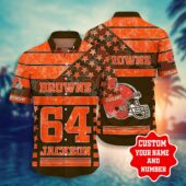 Cleveland Browns Star Player Custom Hawaiian Shirt