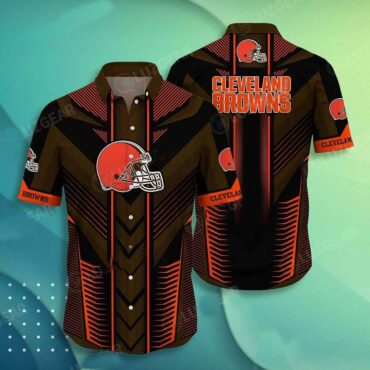 Cleveland Browns Stealth Armor Hawaiian Shirt