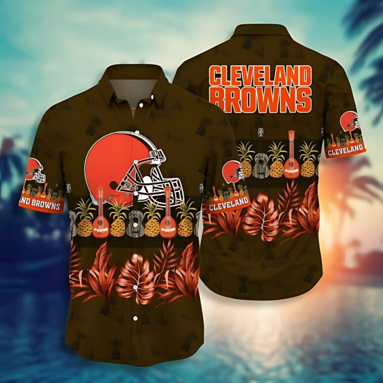 Cleveland Browns Tropical Paradise Hawaiian Shirt