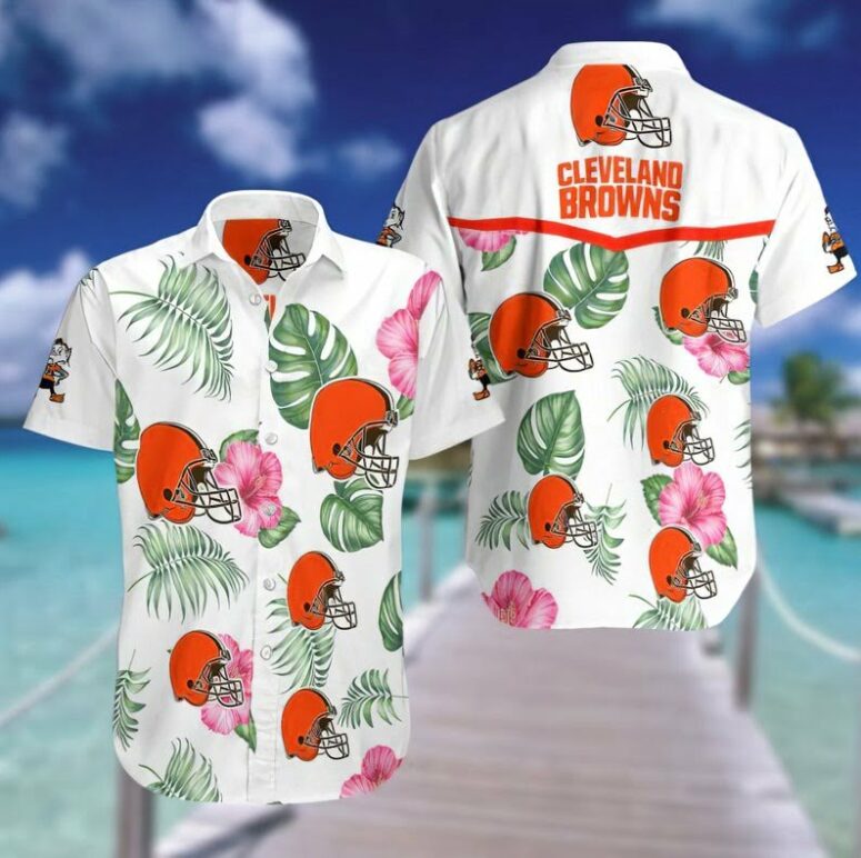 Cleveland Browns Tropical Touchdown Hawaiian Shirt