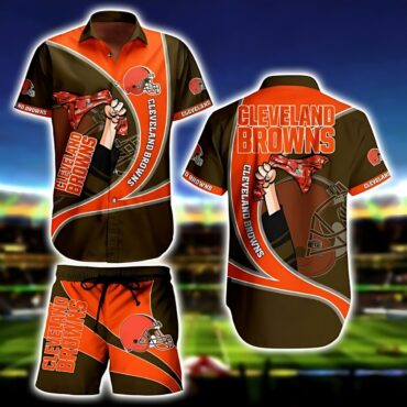 Cleveland Browns Victory Flex Hawaiian Shirt