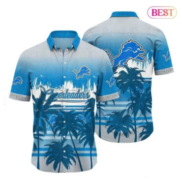 Detroit Lions Beachside Vibes Hawaiian Shirt