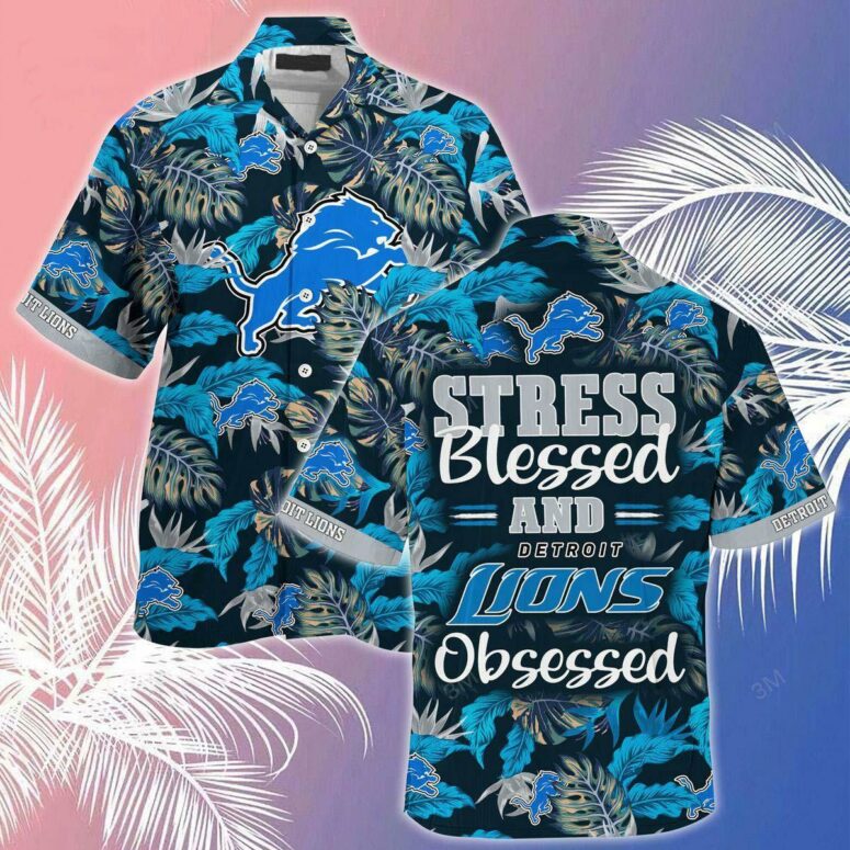 Detroit Lions Blessed Obsession Hawaiian Shirt