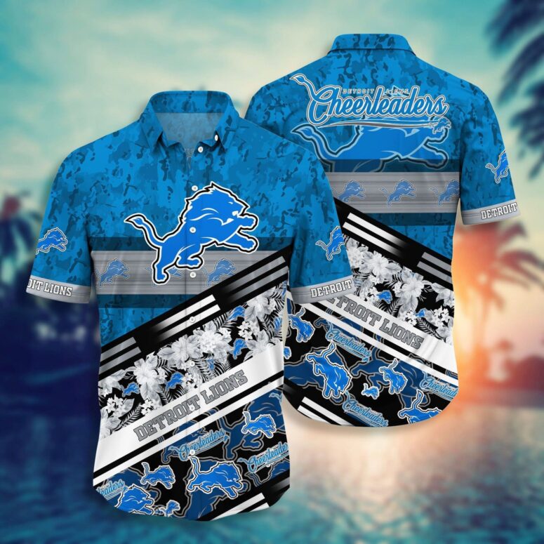 Detroit Lions Cheer Squad Hawaiian Shirt