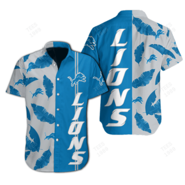 Detroit Lions Feather Breeze Hawaiian Shirt