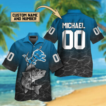 Detroit Lions Fishing Legend Custom Shirt