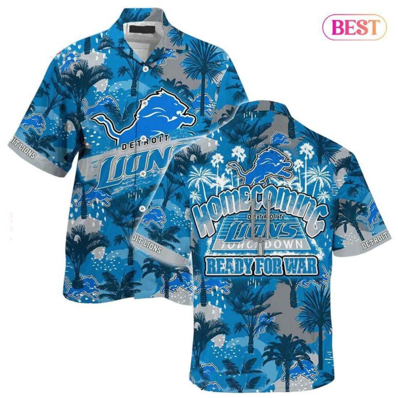 Detroit Lions Homecoming War Hawaiian Shirt