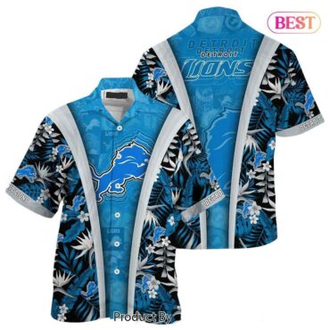 Detroit Lions Island Spirit Hawaiian Shirt