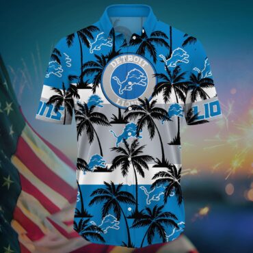 Detroit Lions Palm Island Pride Hawaiian Shirt