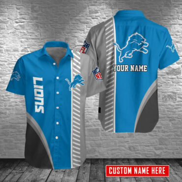 Detroit Lions Personalized Pride Hawaiian Shirt