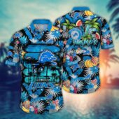 Detroit Lions Summer Vibes Aloha Shirt - TeeAloha