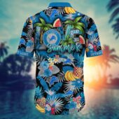 Detroit Lions Summer Vibes Aloha Shirt Back - TeeAloha