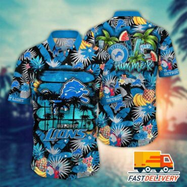 Detroit Lions Summer Vibes Hawaiian Shirt