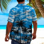 Detroit Lions Tropical Breeze Custom Hawaiian Shirt Back - TeeAloha