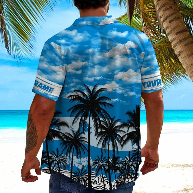 Detroit Lions Tropical Breeze Custom Hawaiian Shirt