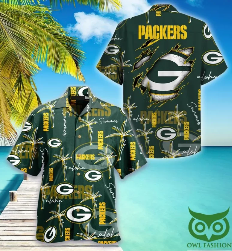 Green Bay Packers Aloha Rip Hawaiian Shirt