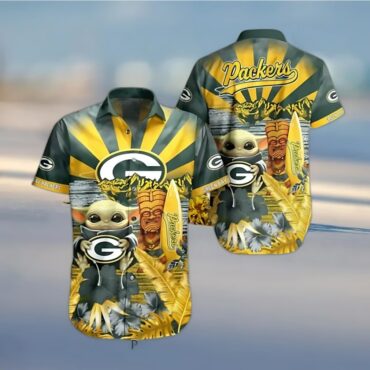 Green Bay Packers Island Adventure Baby Hawaiian Shirt