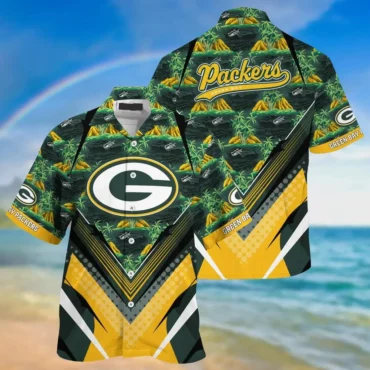 Green Bay Packers Island Strength Hawaiian Shirt