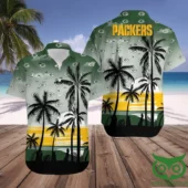 Green Bay Packers Palm Oasis Hawaiian Shirt