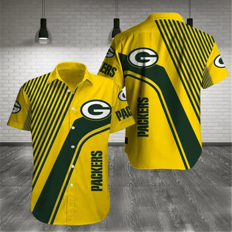 Green Bay Packers Striker Pride Hawaiian Shirt