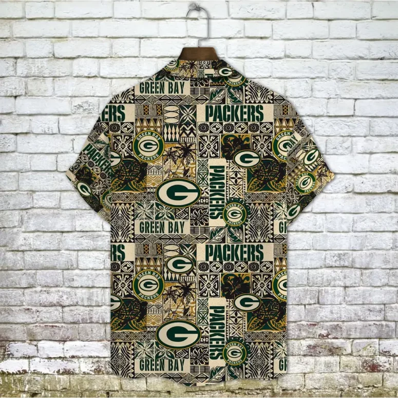 Green Bay Packers Tribal Heritage Hawaiian Shirt